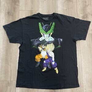 Dragonball Z Cell Goku Gohan Anime Tee T Shirt Black Size XL B19